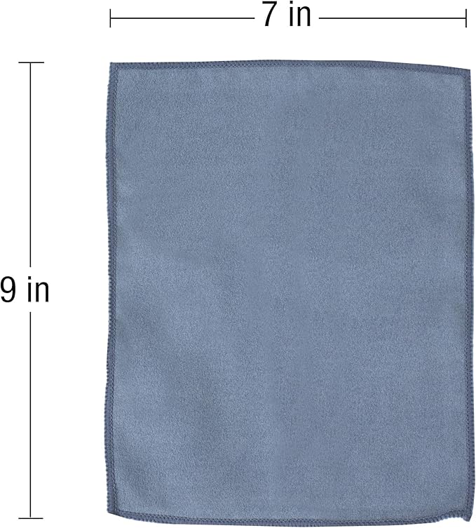 ECP Equine Comfort Products Microfiber Tack Cleaning Towels, Lifts Dirt, Dust & Sweat from Saddles, Bridles & Girths, Polishes Metal & Boots, Chemical-Free Leather Care, for Shows & Daily Use, 3-Pack