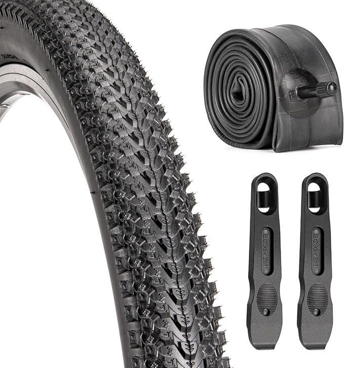 Replacement Bike Tire -26’’x1.95’’,26’’x2.25’’, 27.5’’x2.1’’, 27.5’’x2.2’’, and 29’’x2.2’’ Durable Folding Mountain Bike Tire - 60 TPI Bicycle Tires