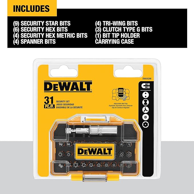 DEWALT Security Screwdriving Set, 31-Piece (DWAX200)