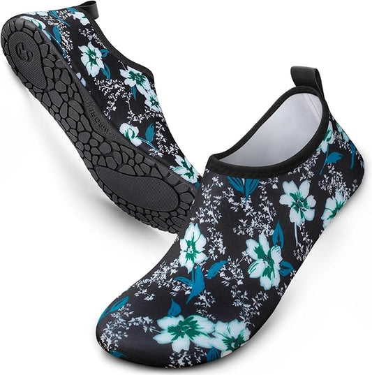 SIMARI Water Shoes Women Men Aqua Socks Beach Barefoot Quick Drying Aqua Aerobics Swim Pool Non Slip Outdoor Travel Essentials Surf River Lake Snorkeling Kayak Yoga Adult Youth