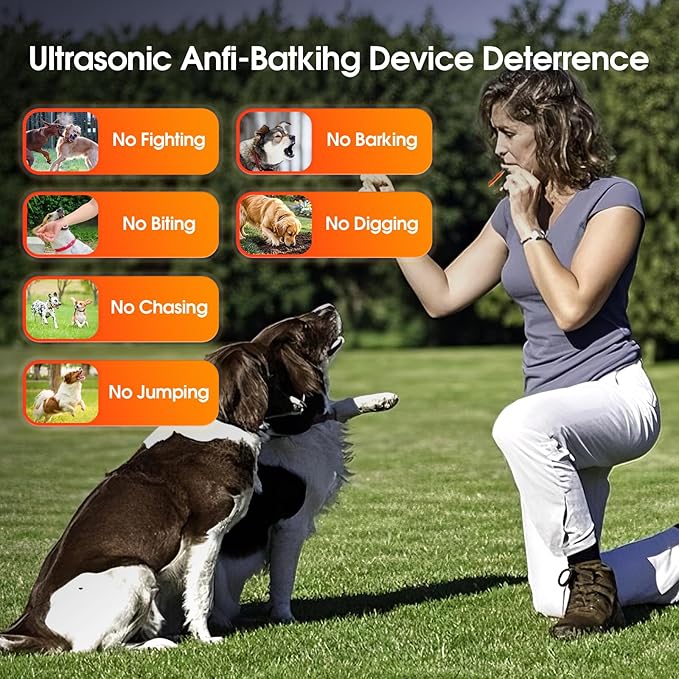 KIVORA 4 Pack Dog Whistle, Dog Whistle to Stop Barking, Adjustable Ultrasonic Silent Dog Training Whistle for Recall & Bark Control, 304 Stainless Steel Professional Whistle for All Dogs (Orange)