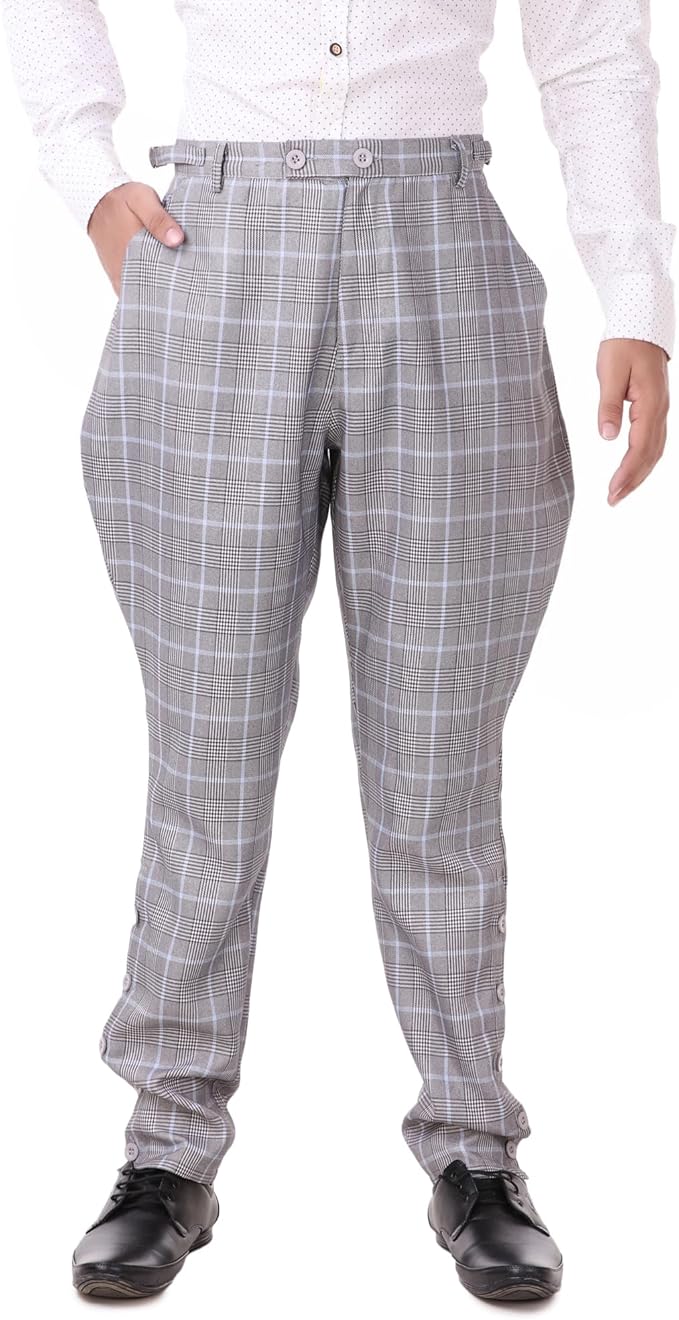 ThePirateDressing Steampunk Victorian Cosplay Costume Mens Archibald Jodhpur Pants Trousers
