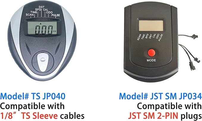 Generic Replacement Monitor Speedometer for Stationary Bikes, Heart Rate Tracker,Indoor Bike Monitor LCD(TS JP040), Indicators are Displayed in Miles