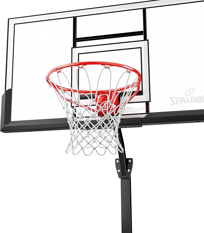 Spalding Momentous EZ Assembly Portable Adjustable Outdoor Basketball Hoop – Assembles in 30 Minutes or Less