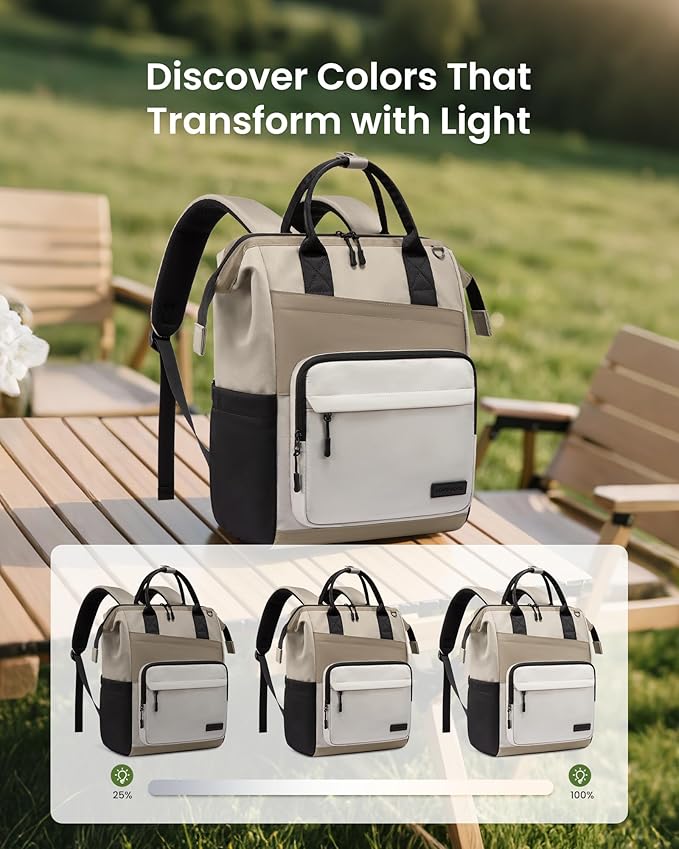LOVEVOOK Laptop Backpack for Women, 17 Inch Travel Backpack for Work College Business, Water Resistant Teacher Nurse Bag with Large Capacity, School Bookbag Bags Cute Daypack for Woman Girls