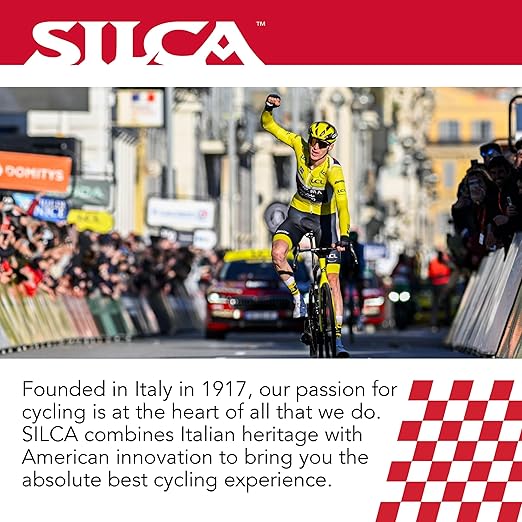 SILCA Synergetic Bike Chain lube 2oz Bottle | Wet lube Designed with Premium Synthetic Oil and a Secret Blend of ZDDP + WS2 | Save watts and Equipment Independently lab Proven