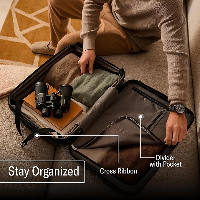 Samsonite Freeform ハードサイド 機内持ち込み手荷物 スピナーホイール付き - ハードシェル スーツケース - TSA承認、航空会社承認 - 拡張可能なハードシェル、軽量旅行用スムーズローリングホイール - ネイビー
