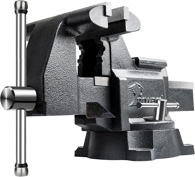 Forward CR50A 5.5 Inch Bench Vise Heavy Duty with Anvil and 210°Swivel Base