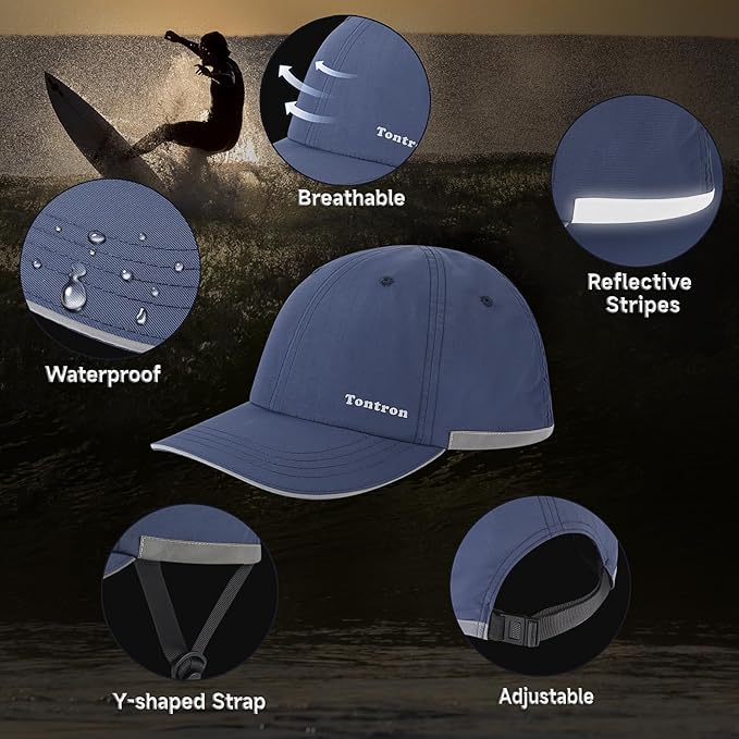 Tontron Wasumer Watersports Cap | Kayaking Bump Cap|Surfing Hat | Low Profile Helmet
