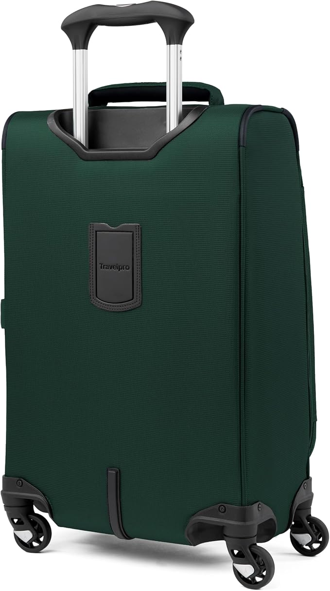 Travelpro Maxlite 5 ソフトサイド 拡張可能荷物 4輪スピナー付き 軽量スーツケース 男女兼用 フォレストグリーン 機内持ち込み手荷物 21インチ