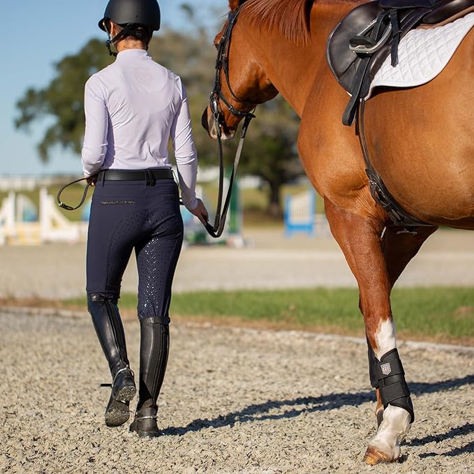 Equinavia Saga Padded Cavesson Dressage Bridle with Reins and Removable Flash