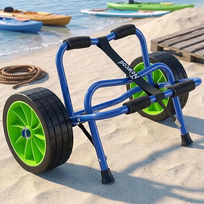 Newcod Kayak Cart, Kayak Dolly Cart for Carrying Kayak Canoe SUP Paddle Board