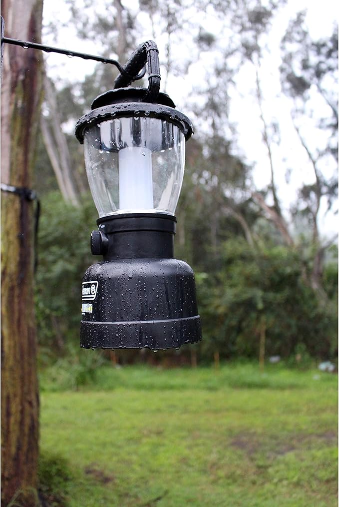 Coleman ラギッド 充電式 400ルーメン LEDランタン、耐衝撃・防水、USB充電ポート付き、LEDは生涯交換不要