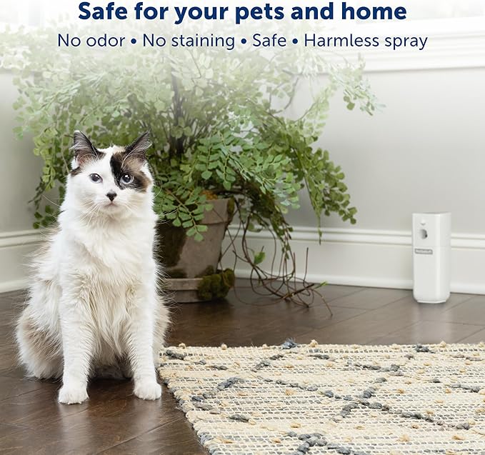 PetSafe SSSCAT Automatic Spray Pet Deterrent - Contactless Behavior Correction - Motion Sensor Air Burst - Odorless - Non-Staining - Versatile Placement Spray