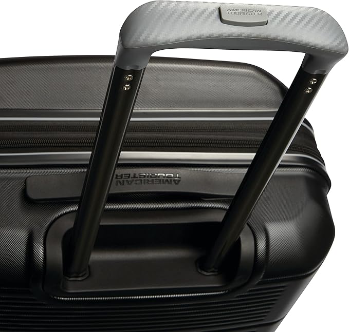American Tourister Stratum 2.0 Expandable Hardside Luggage with Spinner Wheels, 28" SPINNER, Jet Black