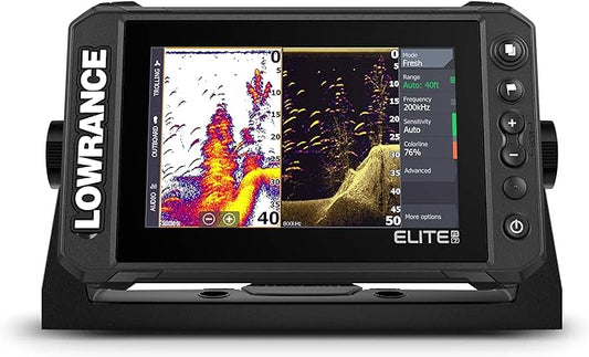 Lowrance Elite FS Fishfinder/Chartplotter, Available with and Without Transducer