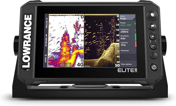 Lowrance Elite FS Fishfinder/Chartplotter, Available with and Without Transducer