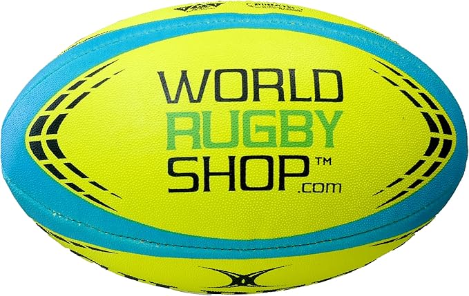 World Rugby Shop X Gilbert G-TR4000 Rugby Ball - Adult and Youth Sizes 3, 4, and 5 - Hand Stitched - 3 Ply Construction