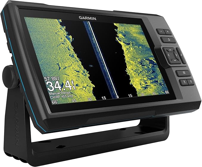 Garmin Striker Vivid 9sv, Easy-to-Use 5-inch Color Fishfinder and Sonar Transducer, Vivid Scanning Sonar Color Palettes, 9 inch (010-02554-00)