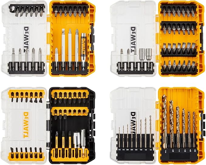 DEWALT Screwdriver Bit Set, Impact Driver and Drill Bit Set, 100-Piece (DWA2FTS100)