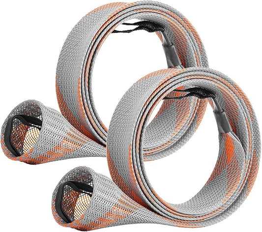 SF Fishing Rod Sock Fishing Rod Sleeve Rod Cover Braided Mesh Rod Protector Pole Gloves Fishing Tools for Spinning Fishing Rod,Casting Rod,Musky Rod, Ice Rod, Fly Rod, Spey Rod