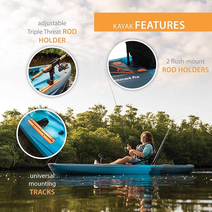 Lifetime Tamarack Pro 103 Sit-On-Top Kayak, Lightning Fusion, 10 ft. 3 in.