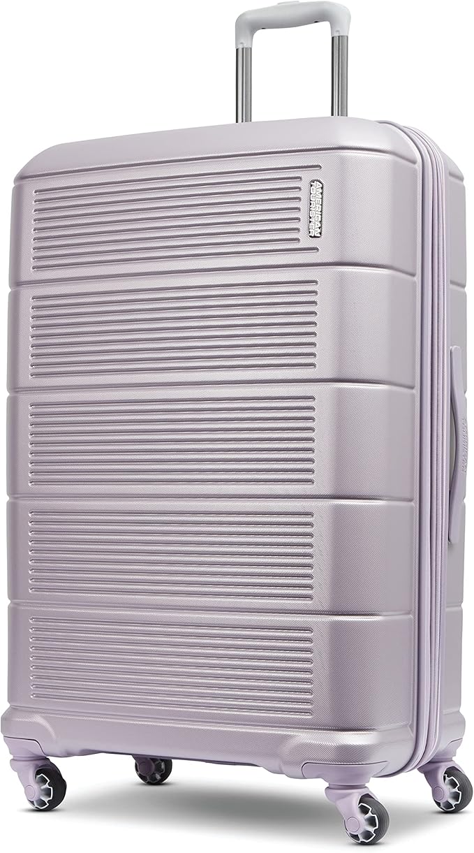 American Tourister Stratum 2.0 拡張可能ハードサイド荷物 スピナーホイール付き、28インチスピナー、パープルヘイズ