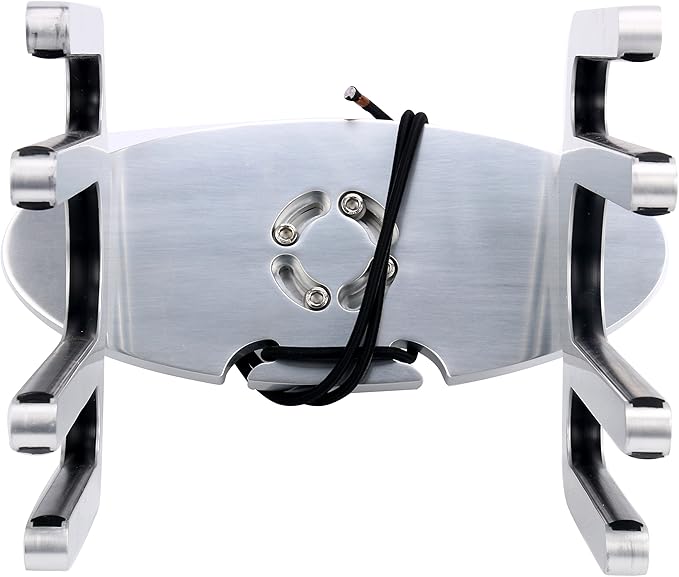 Amarine Made Oval Angle Mount Wakeboard Tower Rack Anodized Kneeboard Tower Rack Boat Holder-Fits Clamp Tubing Sizes 1-1/2",1-3/4",2",2-1/8", 2-1/4"