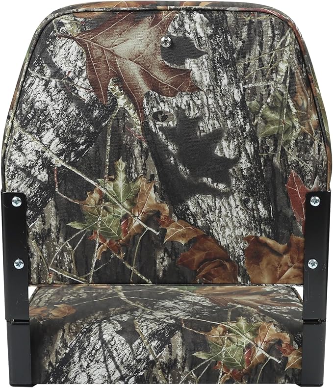 ERGOSEAT Folding Boat Seats Padded Camo Fishing Boat Chair with Backrest Marine Bass Jon Boat Seat