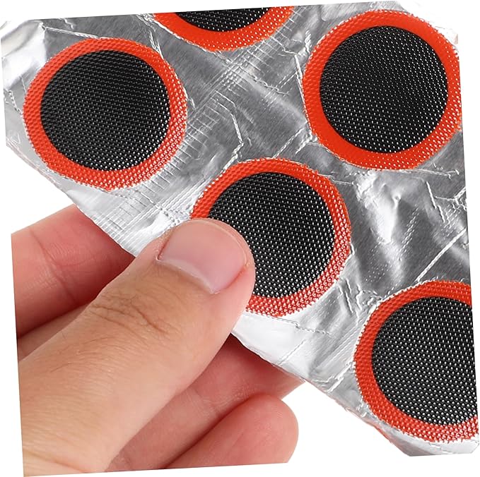 HANABASS Bicycle Tire Repair Kit Tire Levers Portable Bike Tube Patch Set No Glue Required 1-Piece Tool for Fast Repairs Suitable for Cyclists