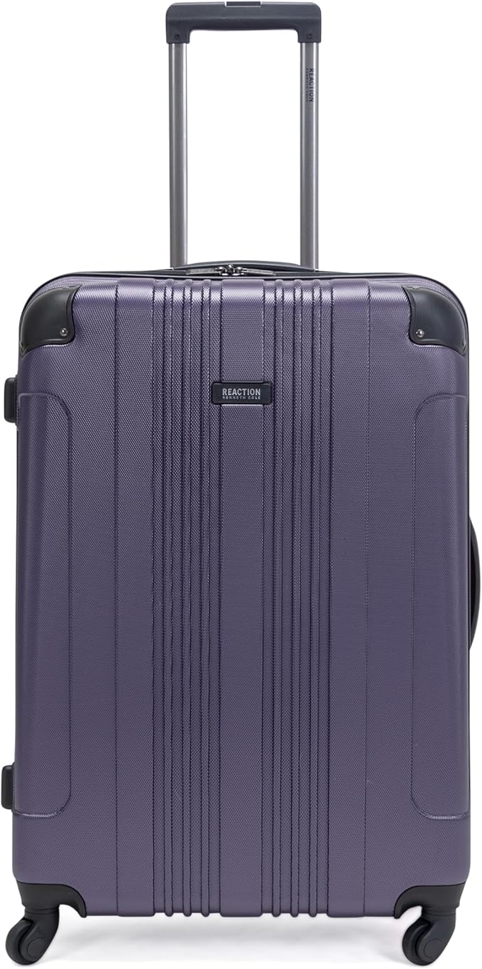 Kenneth Cole REACTION アウトオブバウンズ 軽量ハードシェル 4輪スピナーラゲージ スモーキーパープル 28インチ 受託手荷物