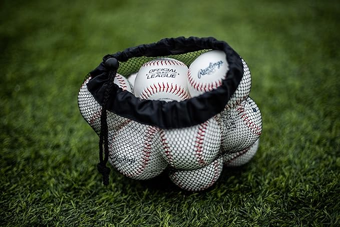 Rawlings | 公式リーグ レクリエーション用 練習用野球ボール | ユース | 12個入りバッグ | OLB3BAG12 | 12個入り