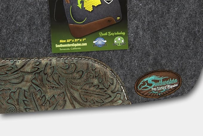 Southwestern Equine OrthoRide Correction Saddle Pad Western Saddle Pads - Made in USA