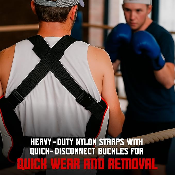 Contender Fight Sports Heavy Hitter Boxing Body Protector PBP Black/White