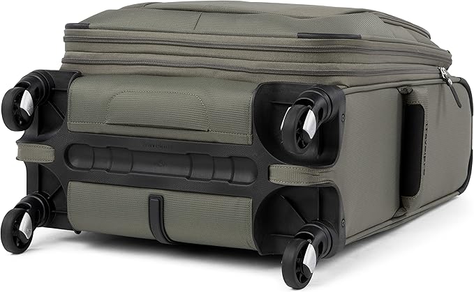 Travelpro Maxlite 5 ソフトサイド 拡張可能荷物 4輪スピナー付き 軽量スーツケース 男女兼用 国際線機内持ち込み スレートグリーン 19インチ