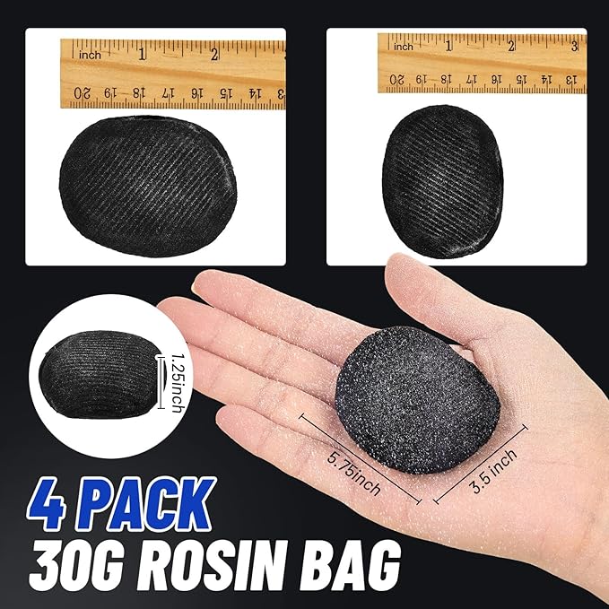 Lewtemi Bowling Rosin Grip Bag Powder Bowling Grip Sack for Drying Hands Golf Accessories
