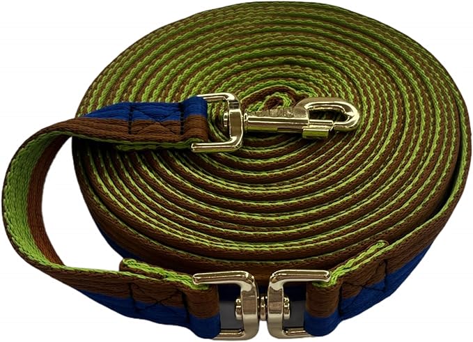 Premium Horse Training Lunge Line with Alloy Trigger Buckle for Accurate Equestrian Training of 26 Foot (8 Meters)