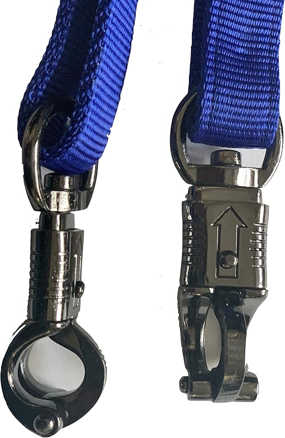 Majestic Ally Pack of 2, Double Thick Trailer Tie for Horse Haulage, with Adjustable Buckle, Panic Snap and Bull Snap – 1 Inch by 36 Inch (Hunter Green)