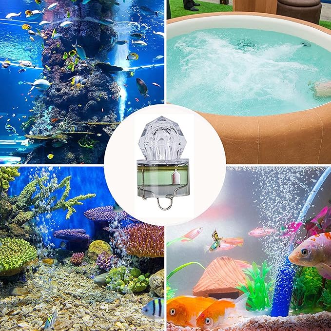 LED水中集魚灯 ディープドロップライト 防水ダイヤモンド型チューブ式水中釣りルアーライト マグロ、メカジキ用集魚器 10個パック