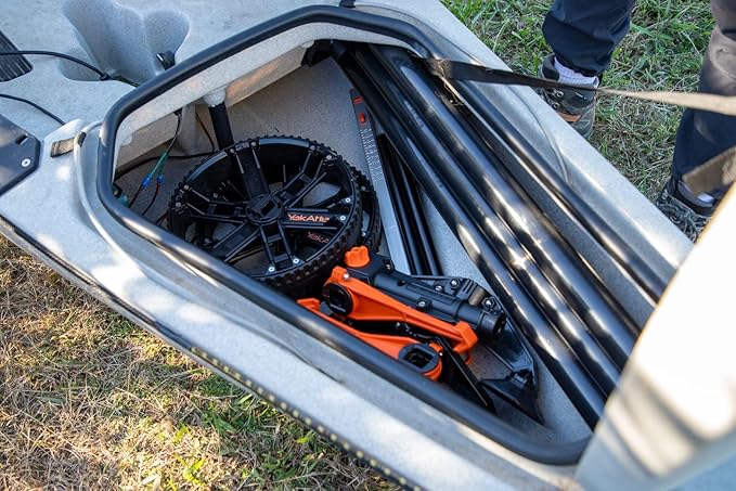 YakAttack Kayak Carts with Adjustable Frame & Wheel Options | All-Terrain, Sand & Solid Tire Variations | Durable Folding Transport System for Kayaks & Canoes | Made in USA