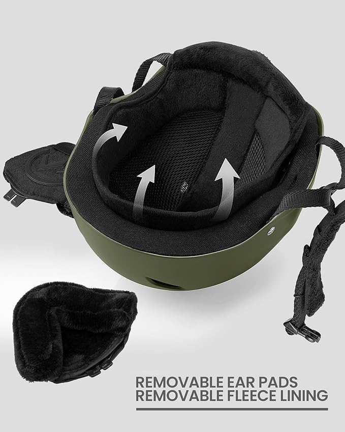 OutdoorMaster Kelvin Ski Helmet - Snowboard Helmet for Men, Women & Youth