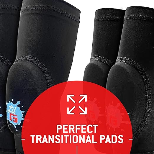 G-Form Lil' G Toddler Knee & Elbow Guard Set - Protective Cycling Elbow & Knee Guards with Pads for Toddlers - Bike Accessories & Sports Gear for Kids - Black, S/M