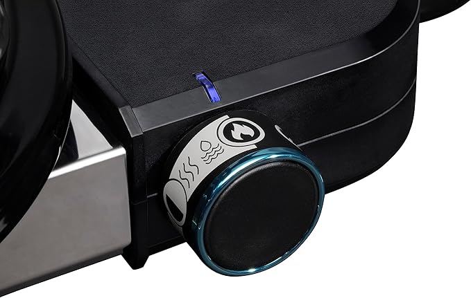 Weber Lumin Compact Outdoor Electric Barbecue Grill, Blue - Great Small Spaces such as Patios, Balconies, and Decks, Portable and Convenient