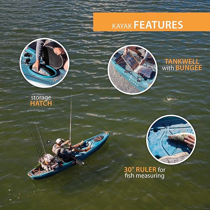 Lifetime Fishing Kayak, Yukon Angler 116
