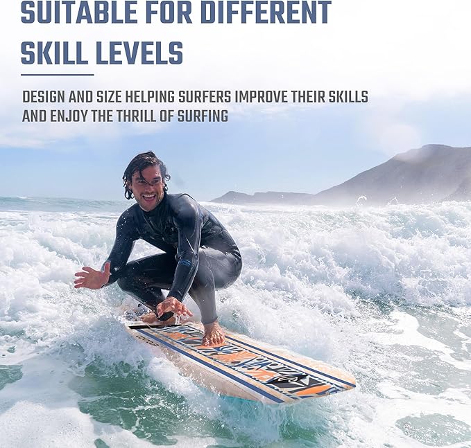 ビラボン x CONTOUR SURF 7ft/8ft ソフトトップフォームサーフボード 初心者向け 大人・子供用 軽量ショートボード サーフィン用 丈夫で安定、乗りやすくあらゆるレベルのサーファーに