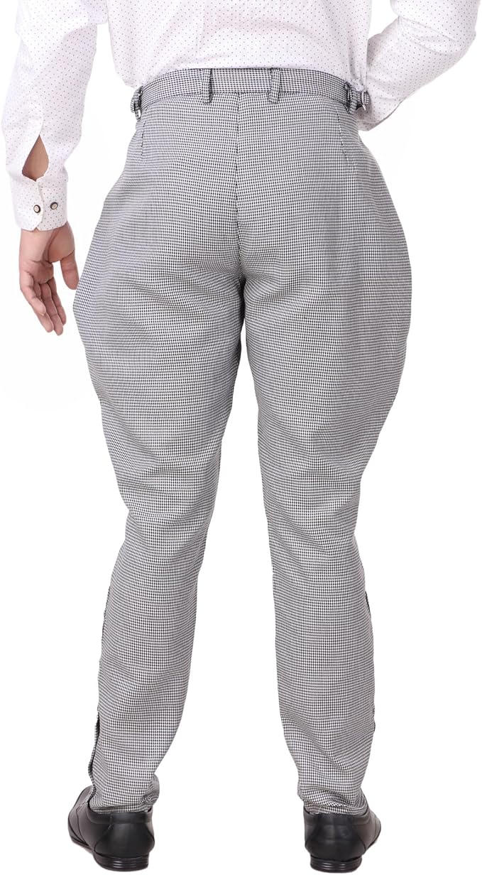 ThePirateDressing Steampunk Victorian Cosplay Costume Mens Archibald Jodhpur Pants Trousers