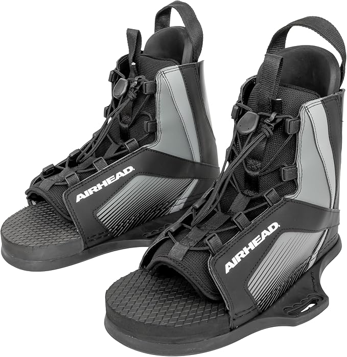 Airhead Venom II Wakeboard Binding, Multiple Sizes, Open Toe Design, Multiple Binding Angles
