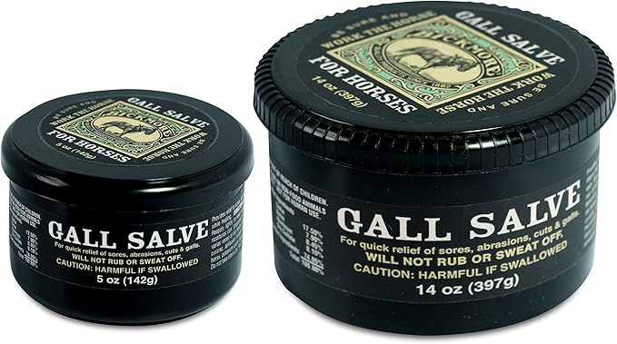 Bickmore Gall Salve Wound Cream For Horses 5oz - For Quick Equine Relief of Sores, Abrasions, Cuts and Galls