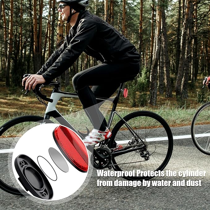 Gosknor Bicycle Mount Compatible with Airtag, Hidden Bike Reflectors Holder, GPS Tracker for Electric Bicycle, Mountain Bikes, Scooter