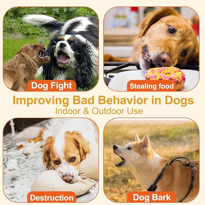 Corrector Dog Trainer Spray 80ml 6 Pack Dog Corrector Spray Dog Trainer for Dog to Stops Barking, Jumping Up, Food Stealing, Dog Fights, Avoidance, Unwanted Dog Behaviour(Orange)